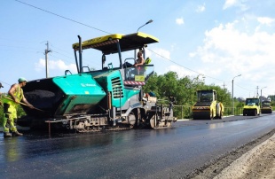 В городе Кудымкаре завершаются дорожные работы по ул. Центральная