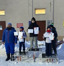 Спортсмены Кудымкарского округа показали отличные результаты на Всероссийских соревнованиях по лыжному двоеборью «Снежный Барс»