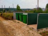 Установка контейнерных площадок в Кудымкарском муниципальном округе