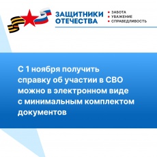Подтвердить статус участника СВО стало проще